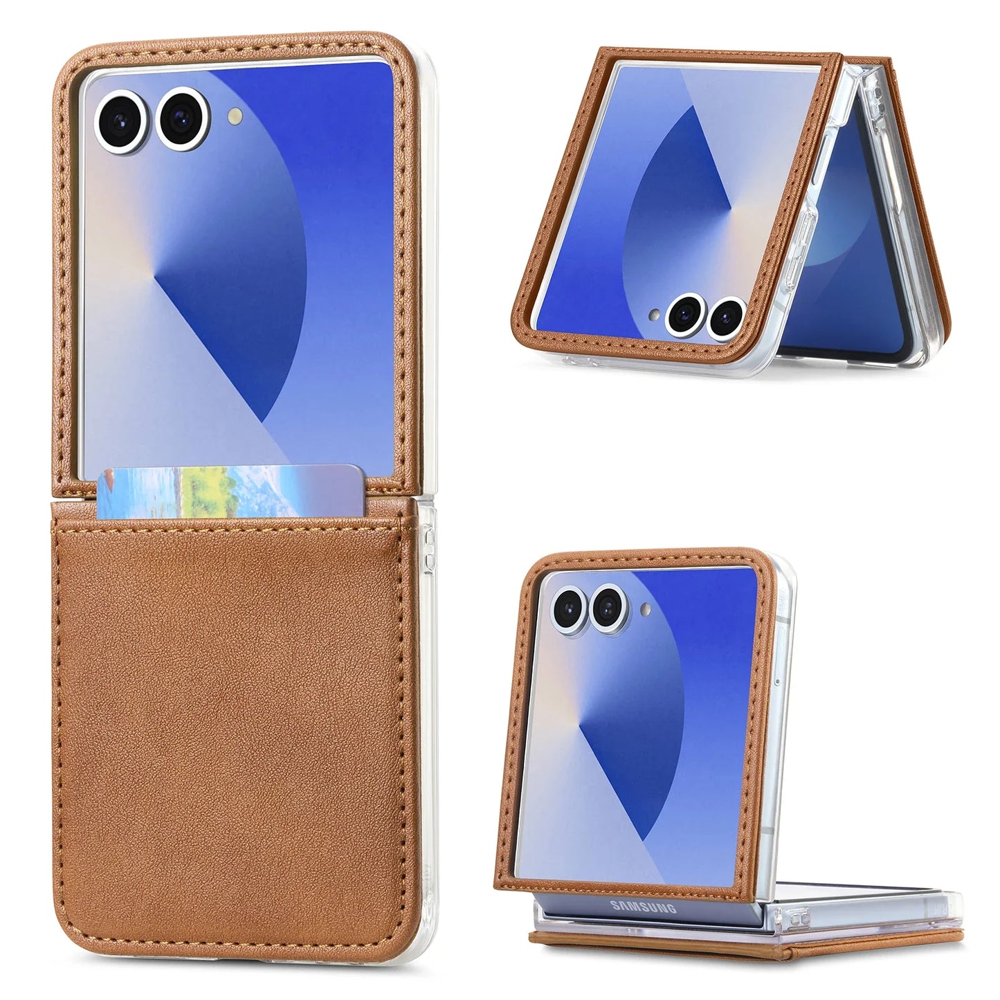 Leather Card Holder Case