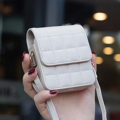 Quilted Crossbody Phone Pouch for Samsung Z Flip