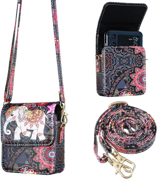 Blossom Crossbody Phone Pouch for Samsung Z Flip