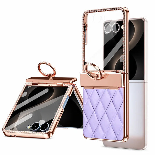 Luxury Diamond Ring Case For Galaxy Z Flip 8