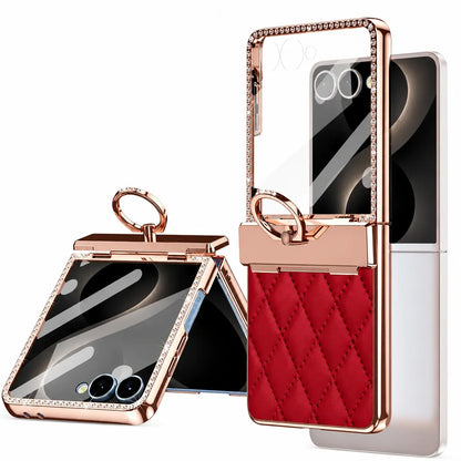 Luxury Diamond Ring Case For Galaxy Z Flip 8