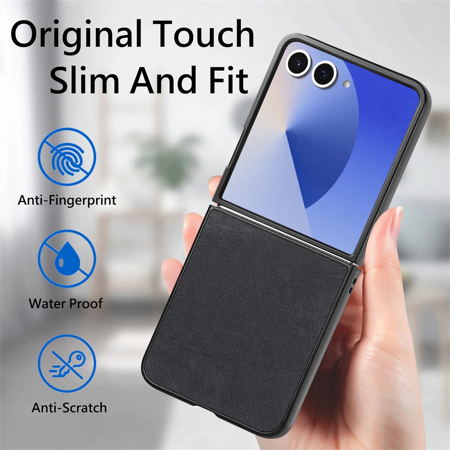 Slim Leather Case for Samsung Galaxy Z Flip 8