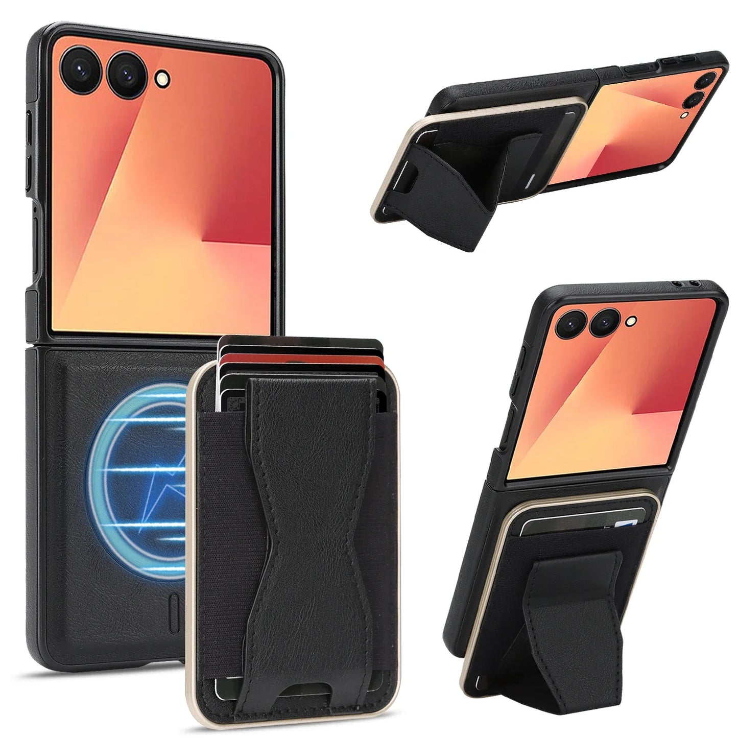 FlexWallet Leather Case For Z Flip Series