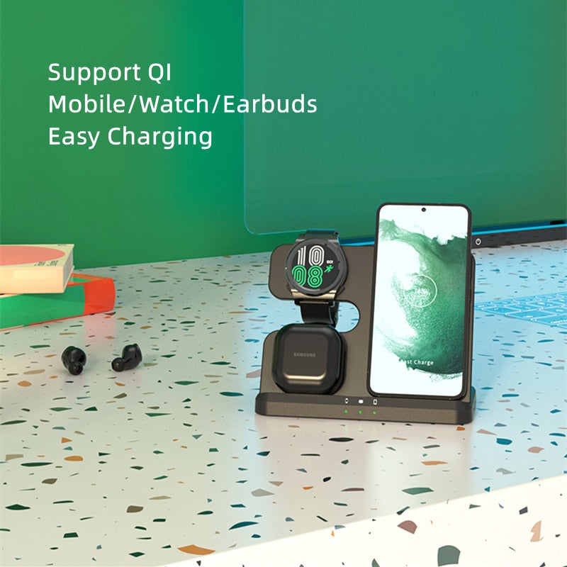 3 in 1 Wireless Charging Station
