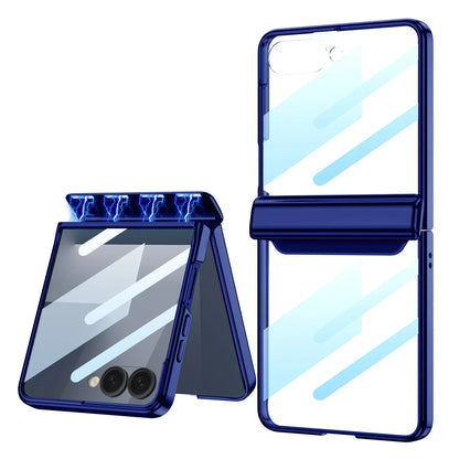 Magnetic Clear Case with Hinge Guard