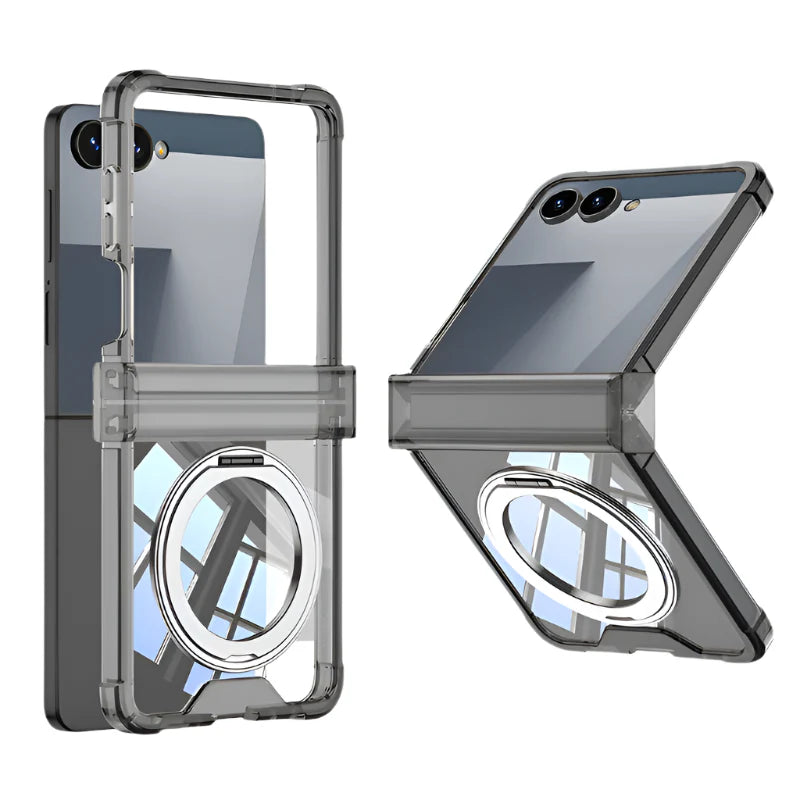 Magnetic Ring Stand Clear Case