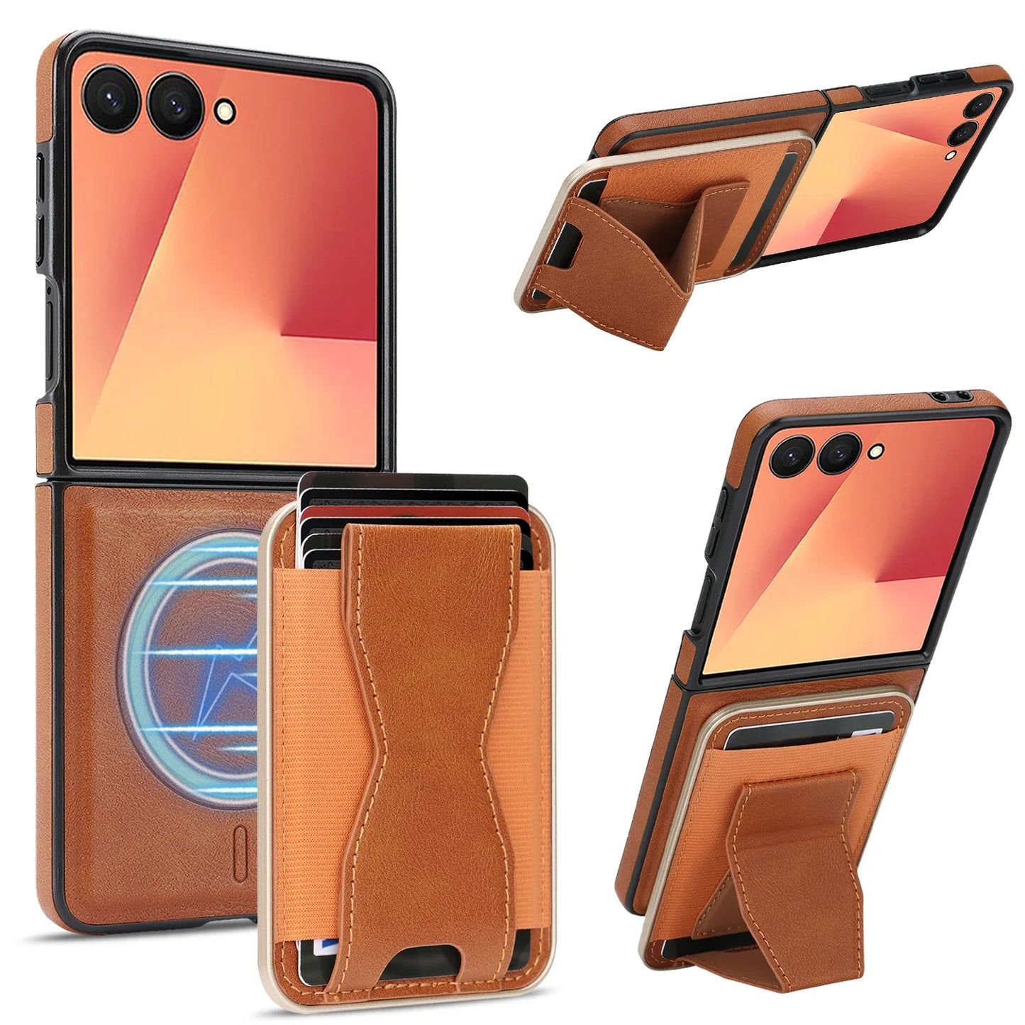 FlexWallet Leather Case For Z Flip Series