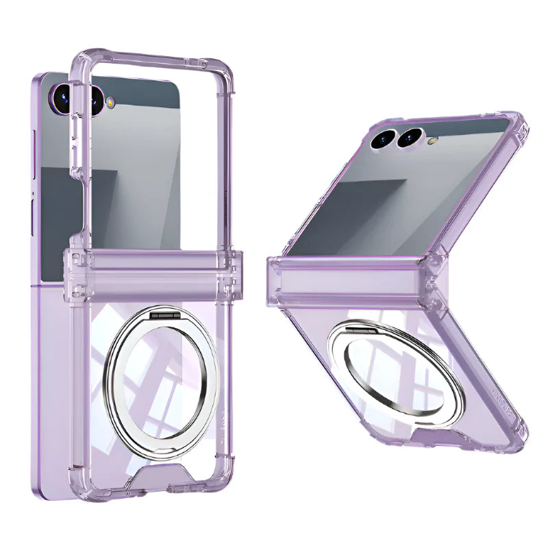 Magnetic Ring Stand Clear Case