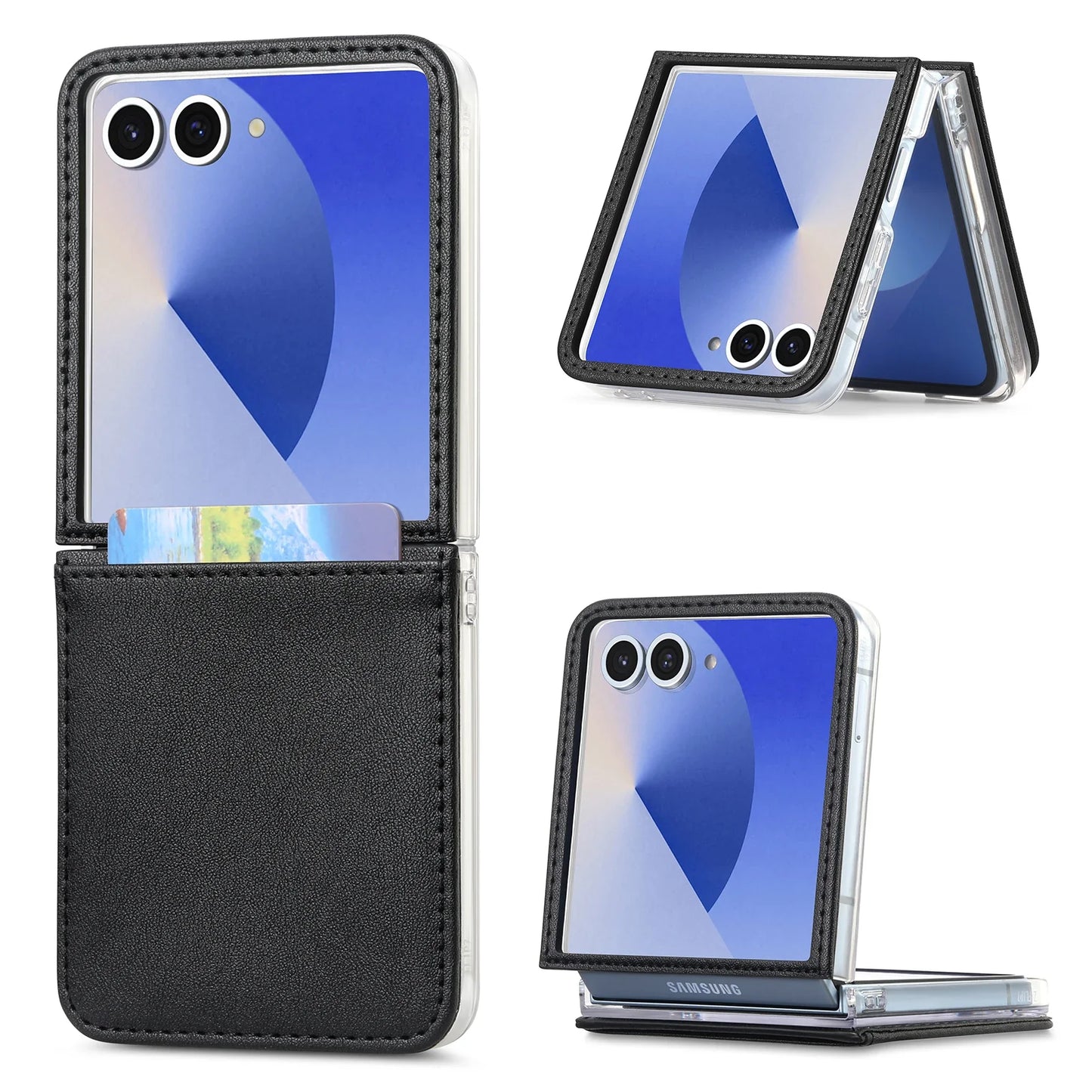 Leather Card Holder Case
