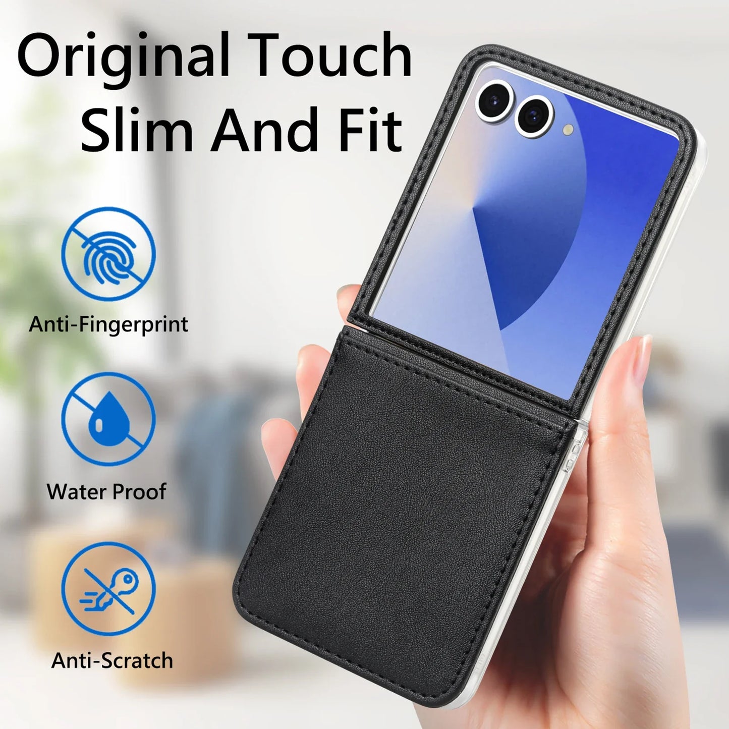 Leather Card Holder Case