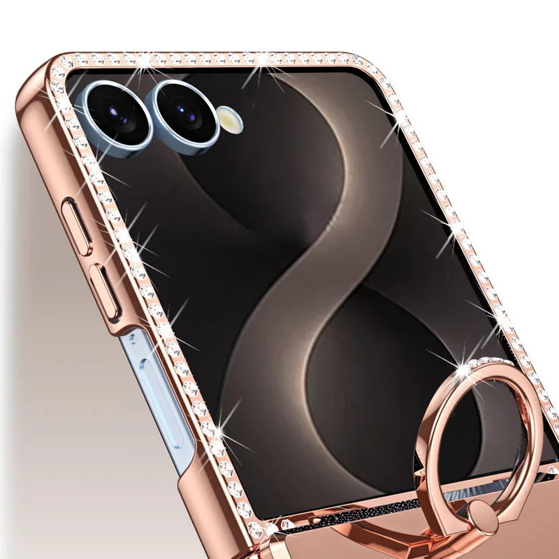 Luxury Diamond Ring Case For Galaxy Z Flip 8