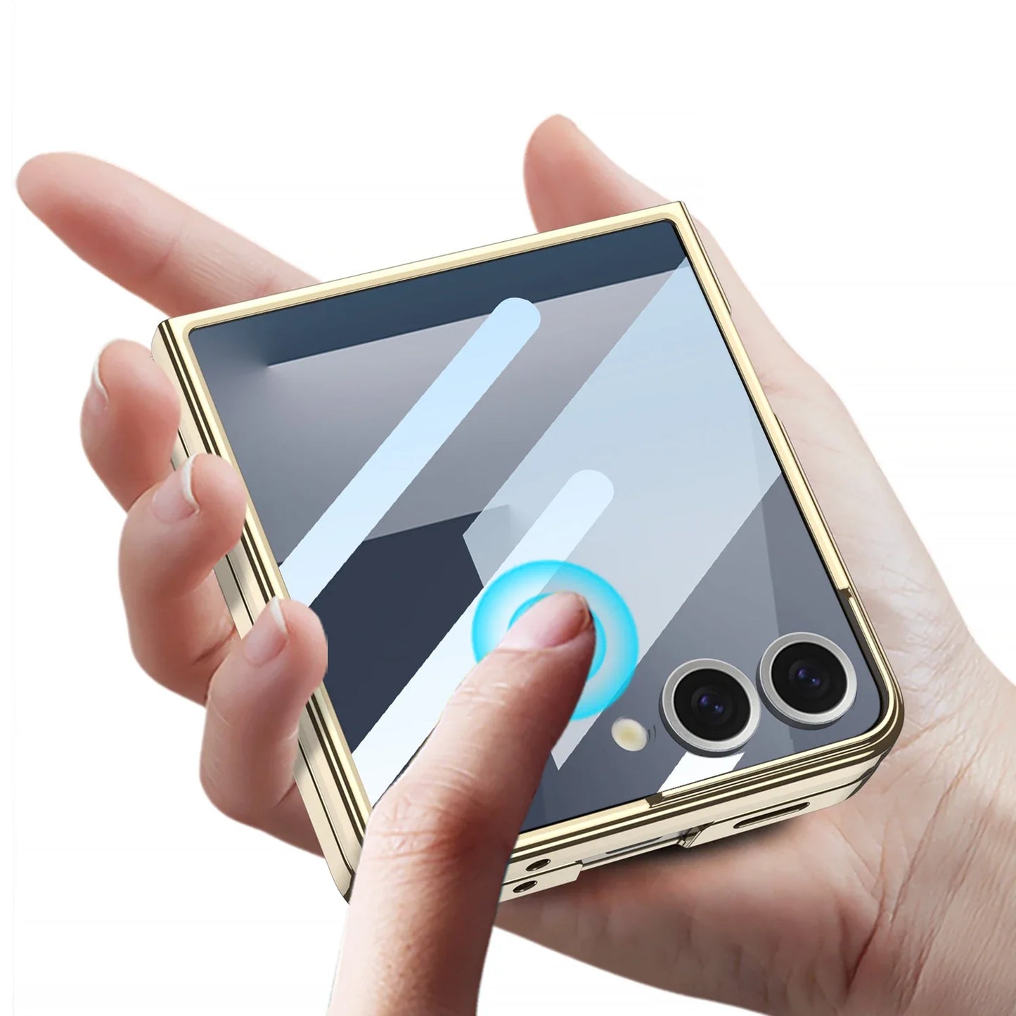 Magnetic Mirror Flip Case