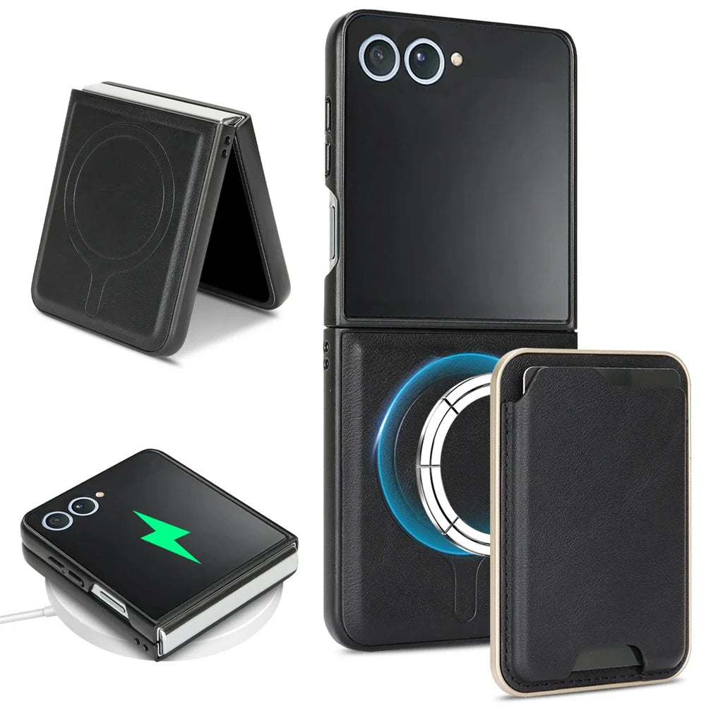 MagSafe Leather Wallet Case