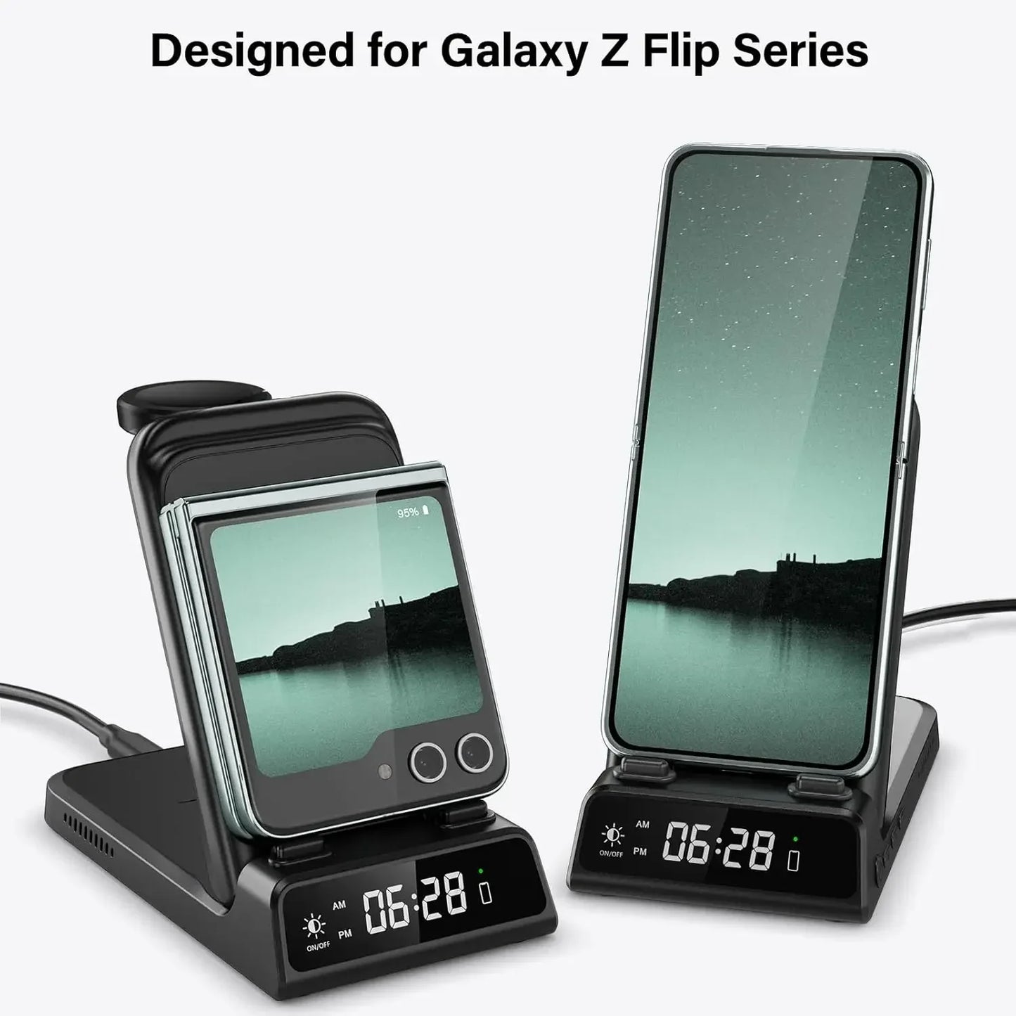 3-in-1 Charging Station for Samsung Galaxy Phone & Galaxy Watch Series