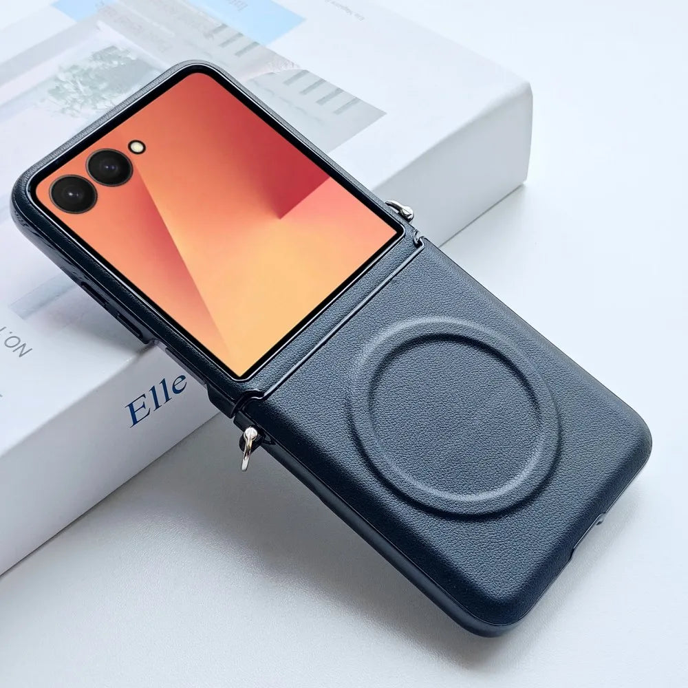 Leather MagSafe Case with Hinge Protection