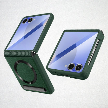 Leather Magnetic Stand Case