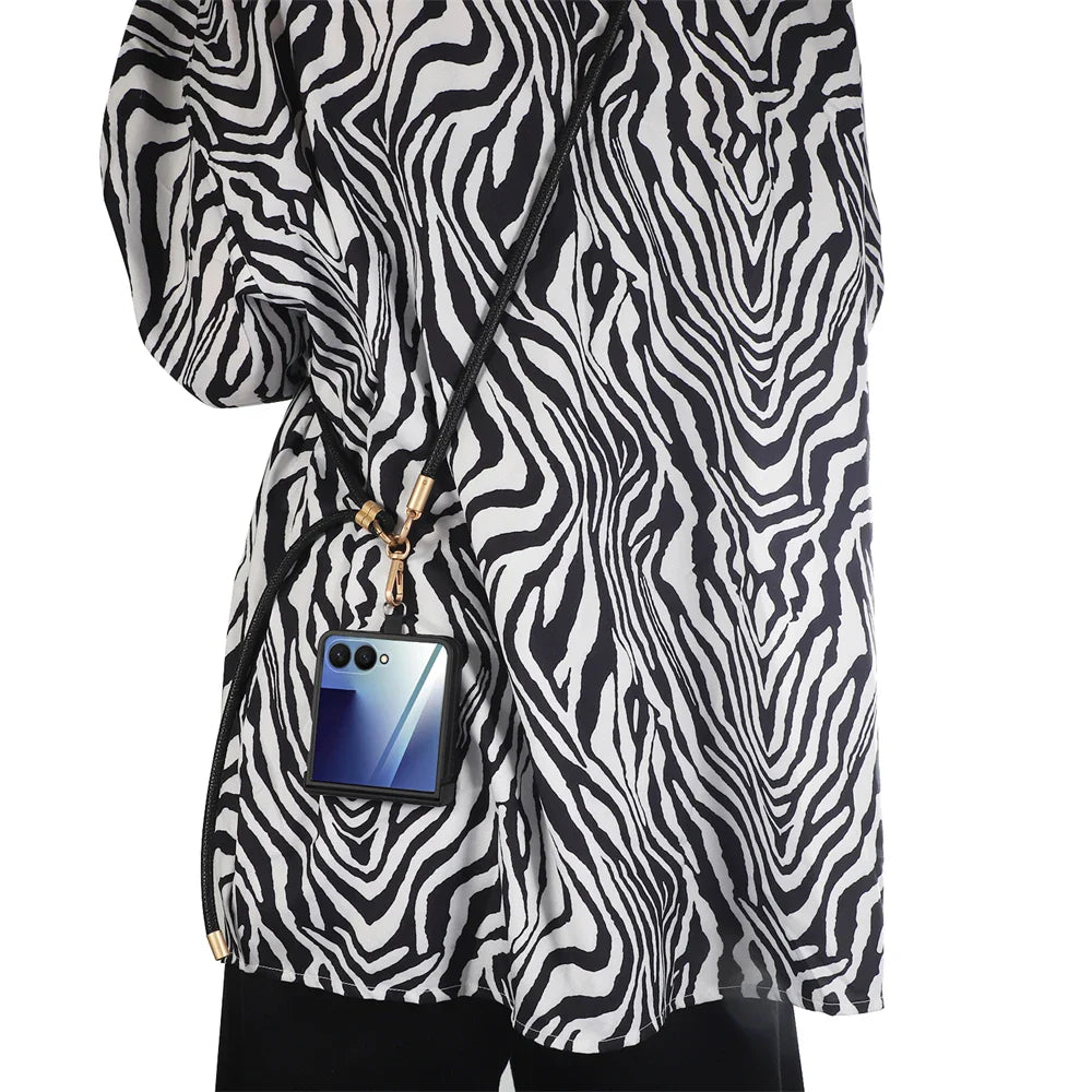 Lanyard Ring Holder Case For Z Flip