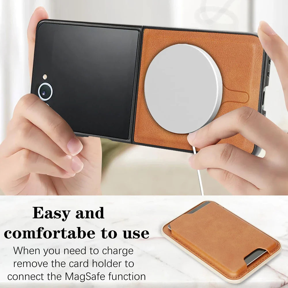 MagSafe Leather Wallet Case