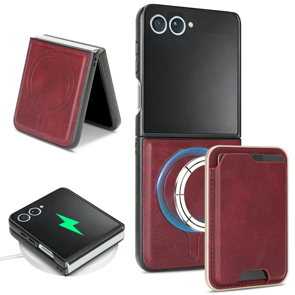 MagSafe Leather Wallet Case