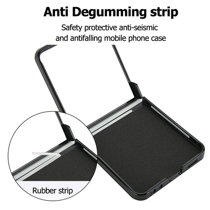 Magnetic Leather Case for Galaxy Z Flip