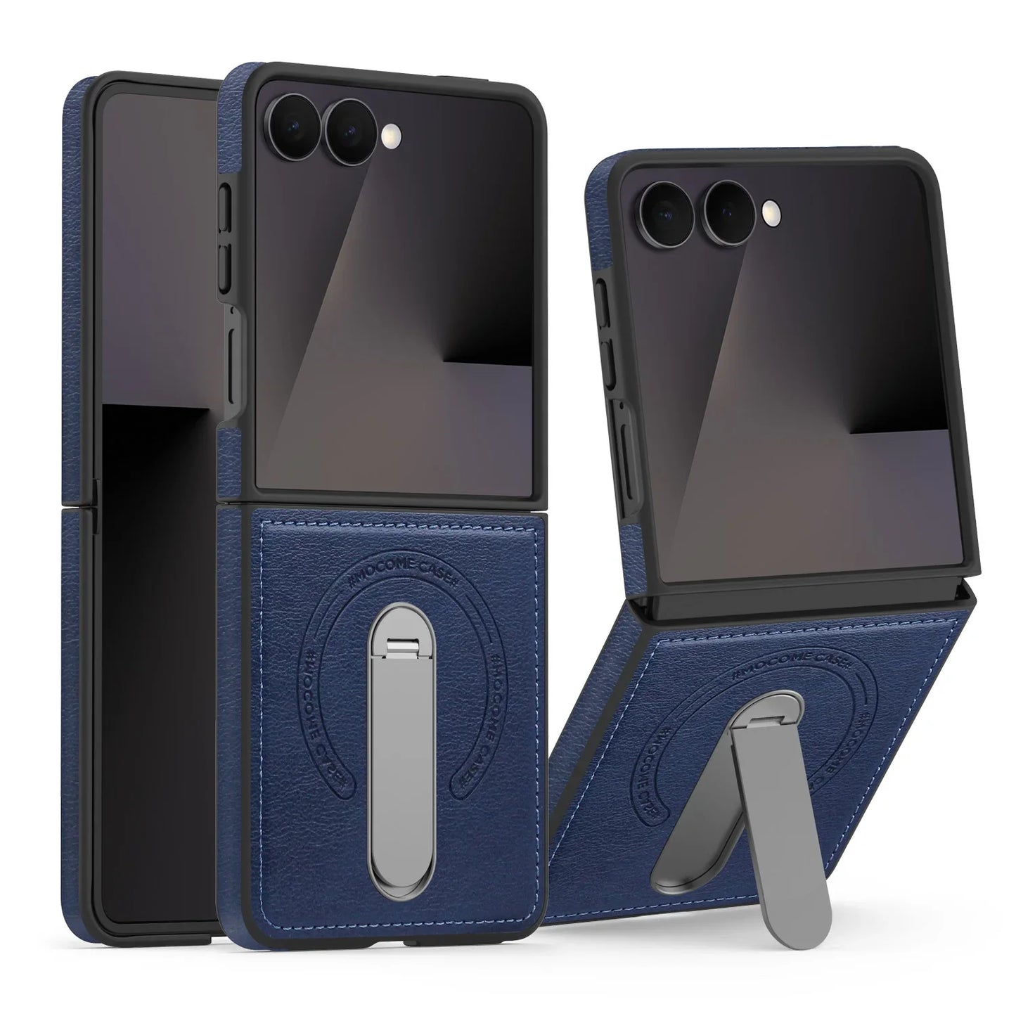 Luxury Magnetic Leather Kickstand Case