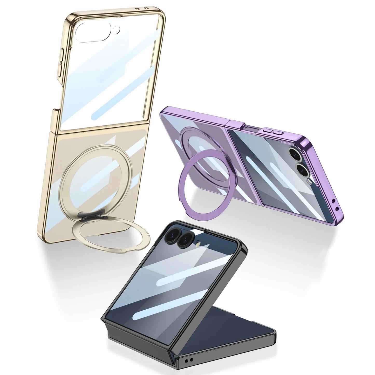 Magnetic Mirror Flip Case