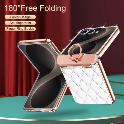 Luxury Diamond Ring Case For Galaxy Z Flip 8