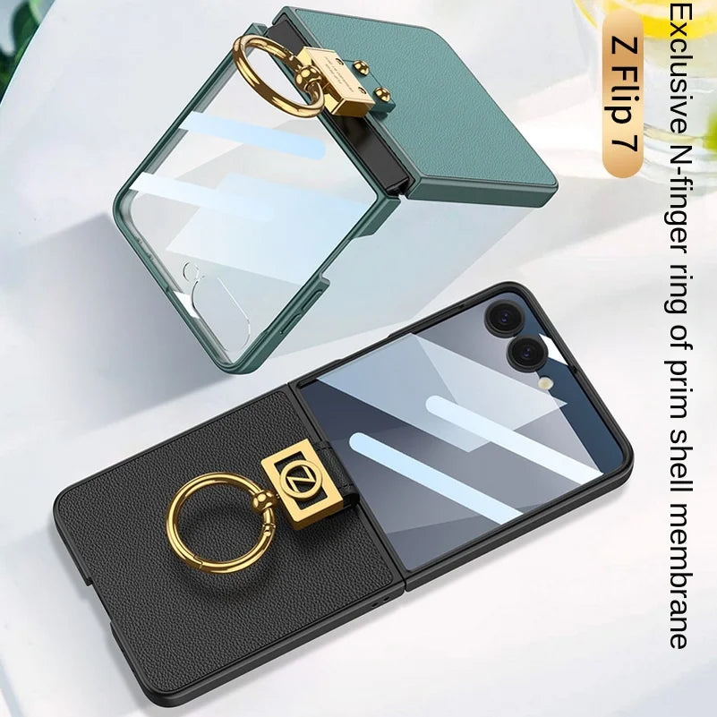 Leather Ring Stand Case