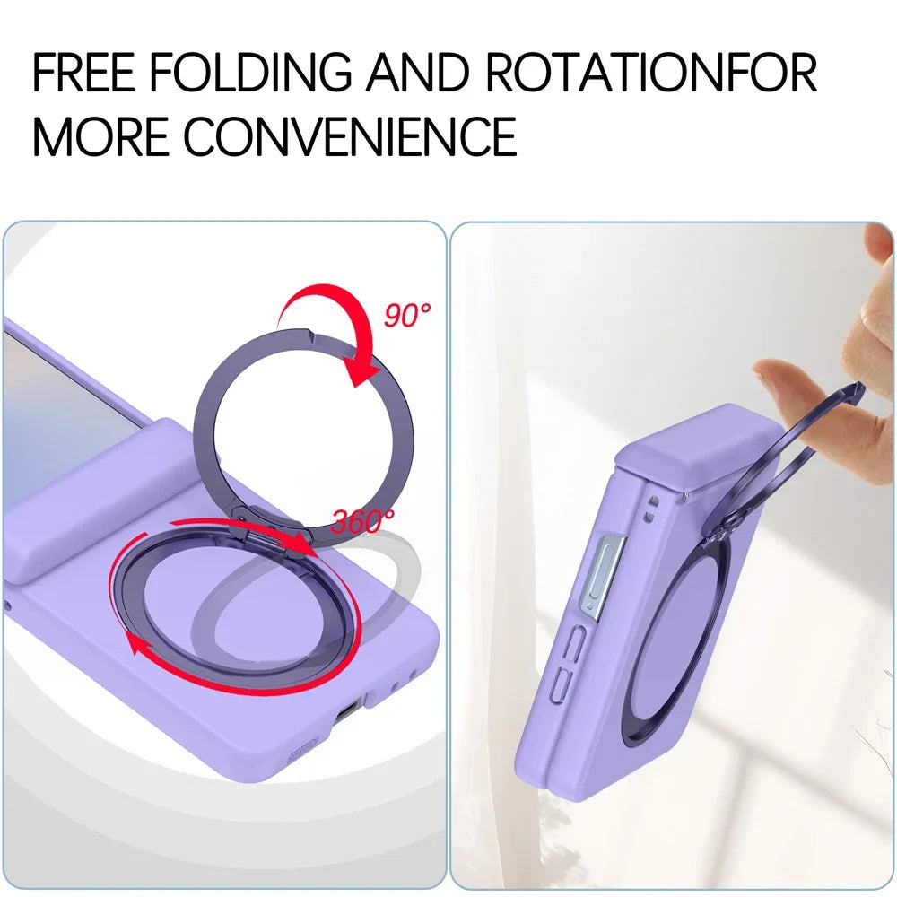 Magnetic Ring Case with Stand