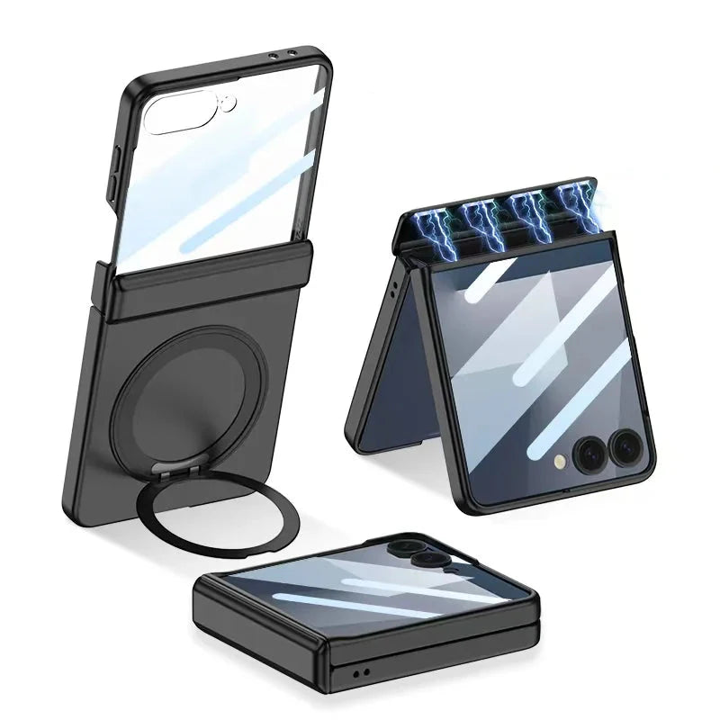 Case with Rotating Ring Stand