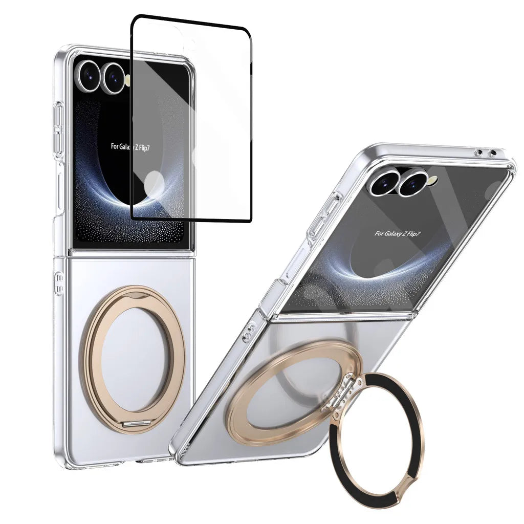 Clear Magnetic Kickstand Case
