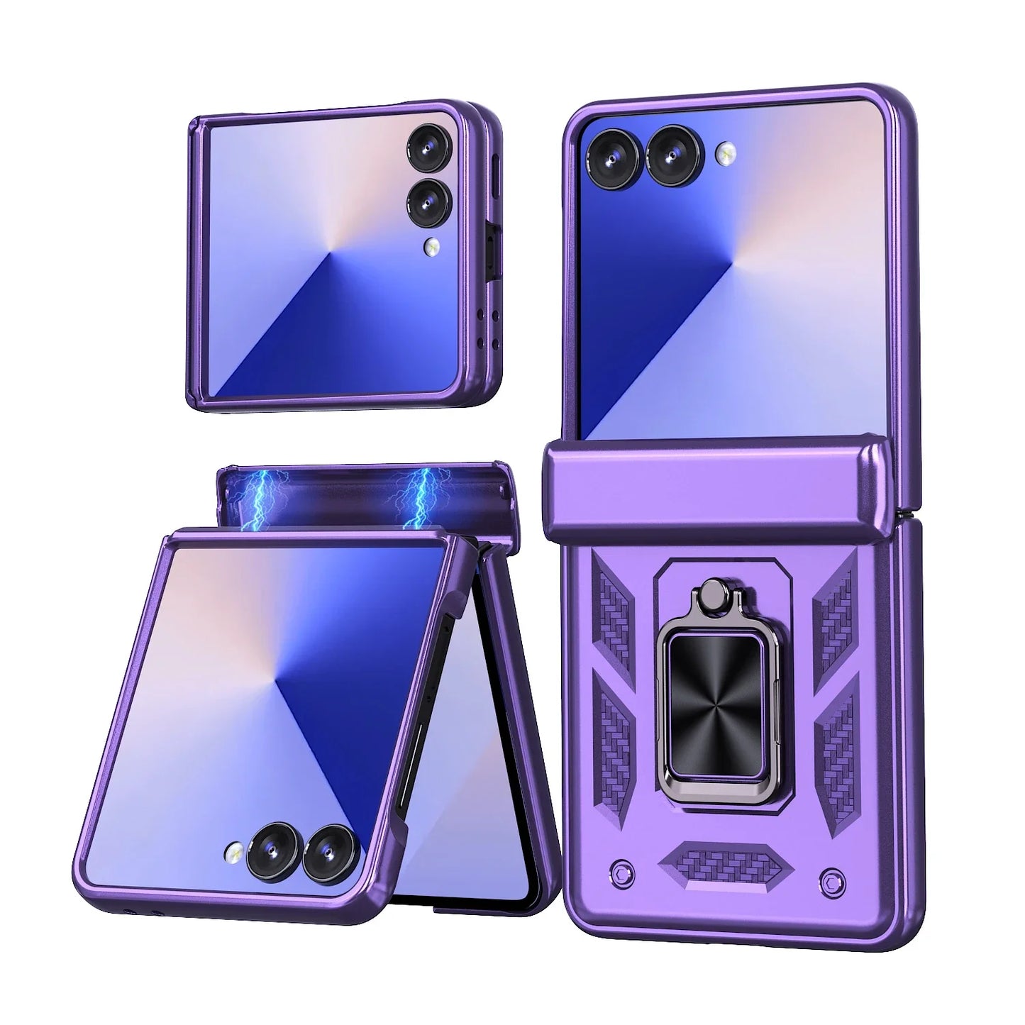 Shockproof Armor Case with Hinge Protection