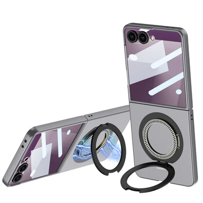 Magnetic Ring Case with Kickstand for Z Flip Series