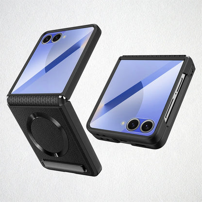 Leather Magnetic Stand Case
