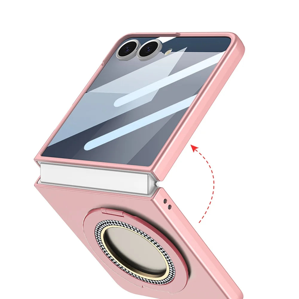 Magnetic Ring Case with Kickstand for Z Flip Series