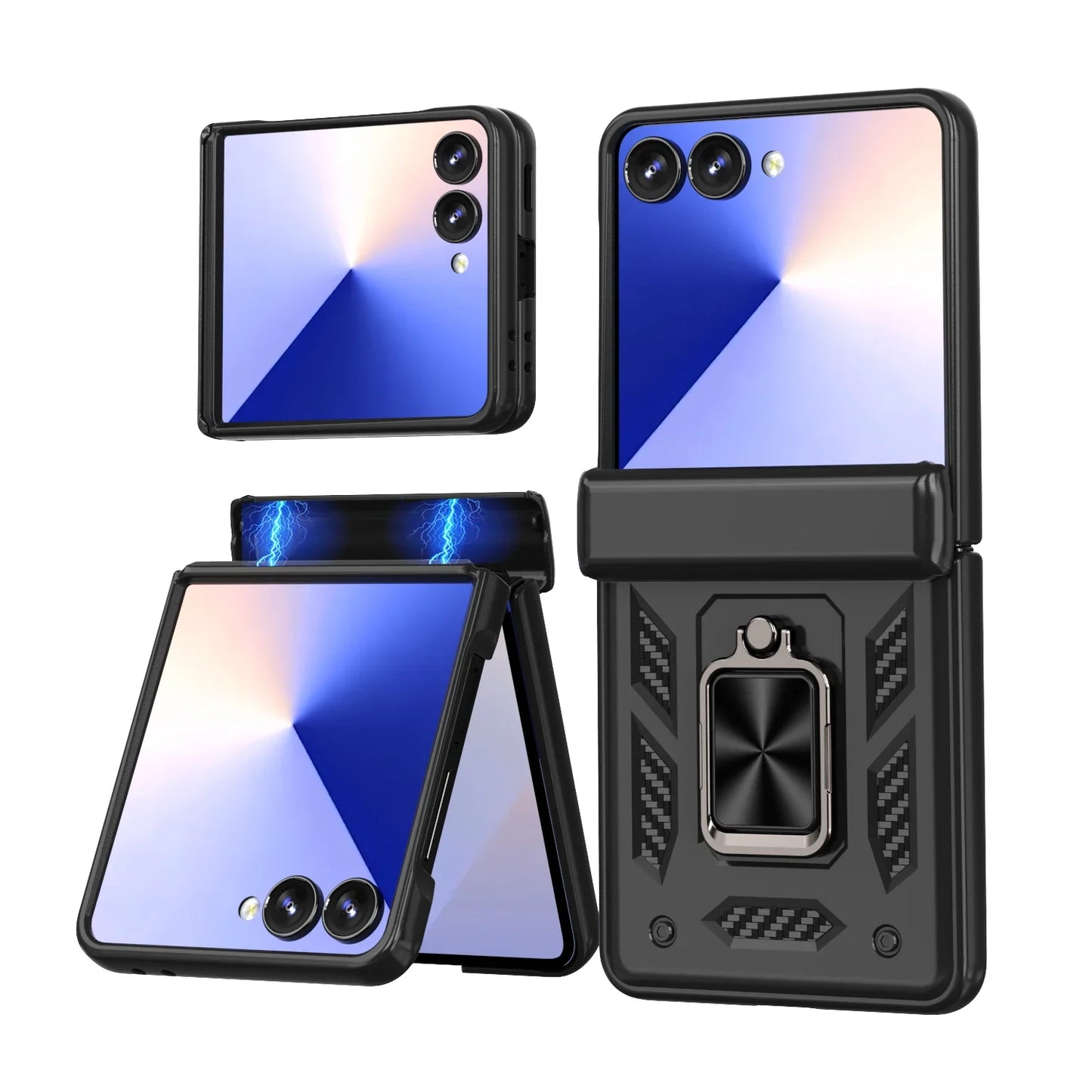 Shockproof Armor Case with Hinge Protection