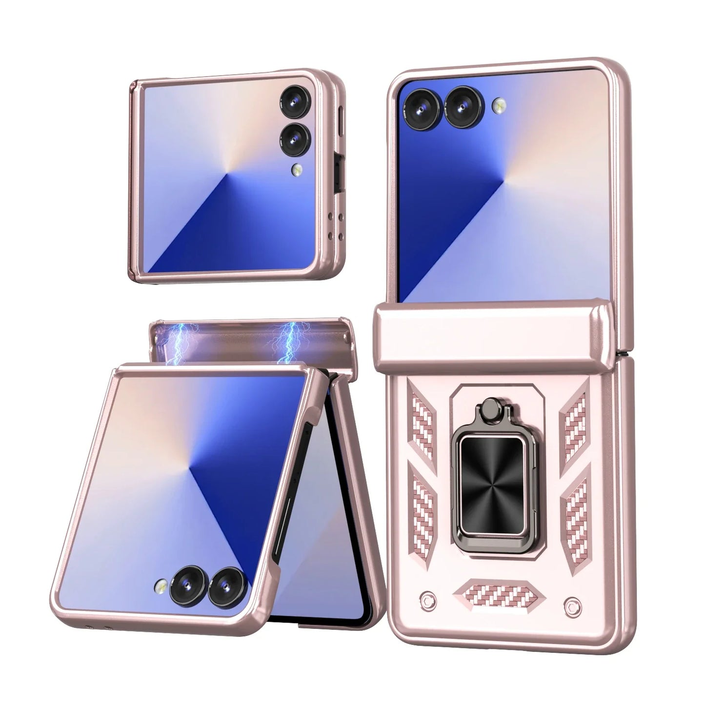 Shockproof Armor Case with Hinge Protection