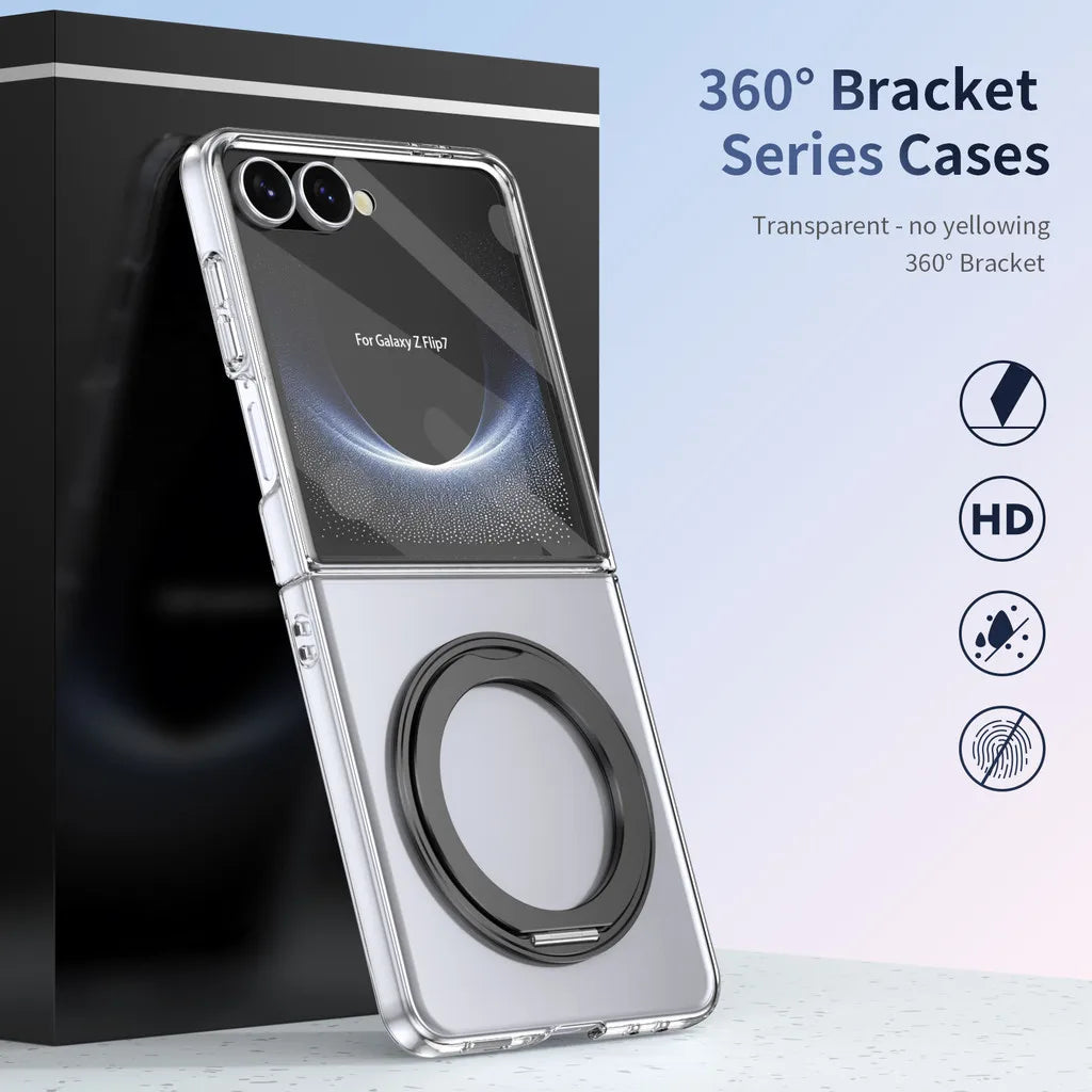 Clear Magnetic Kickstand Case
