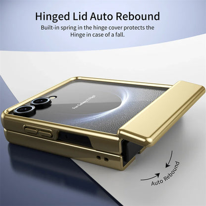 Metal Frame Case with Full Hinge Cover