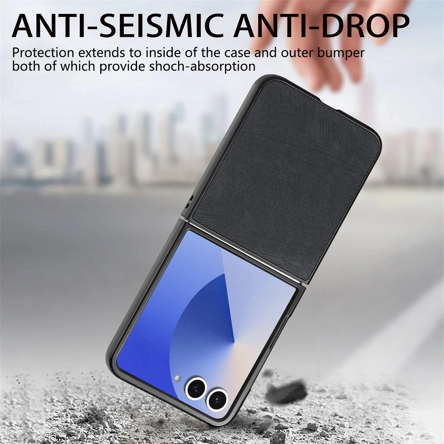 Slim Leather Case for Samsung Galaxy Z Flip 8