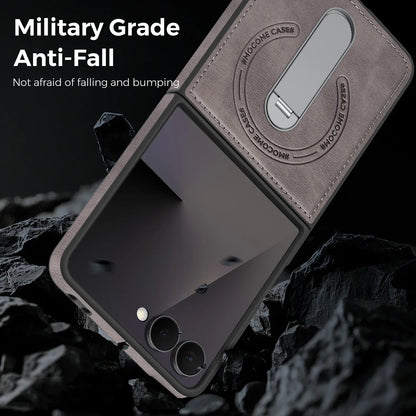 Luxury Magnetic Leather Kickstand Case