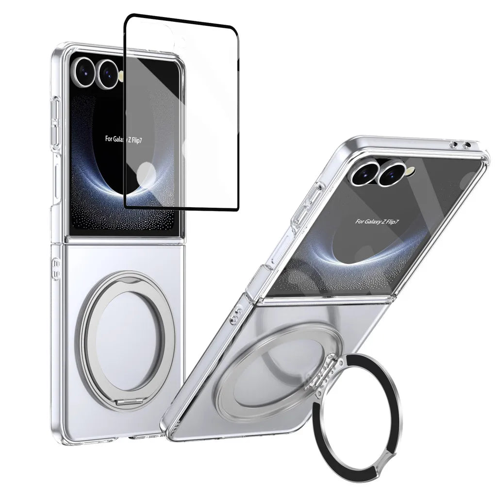 Clear Magnetic Kickstand Case