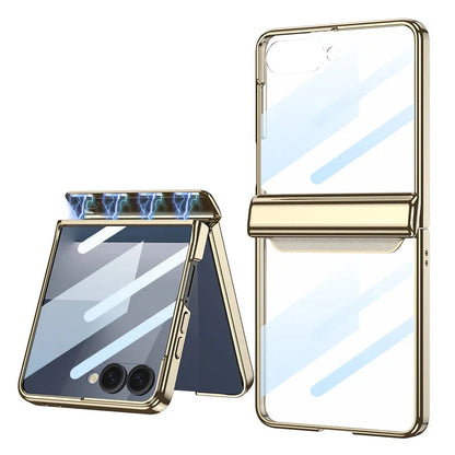 Magnetic Clear Case with Hinge Guard