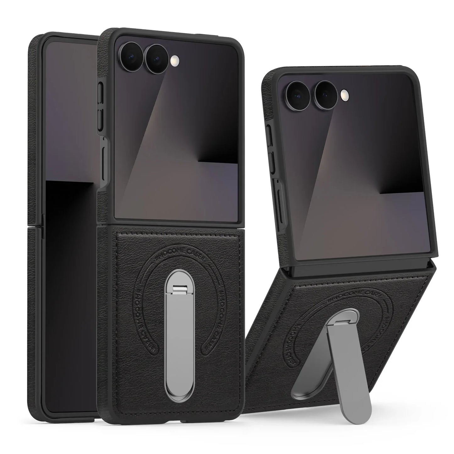 Luxury Magnetic Leather Kickstand Case