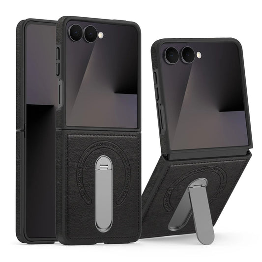 Luxury Magnetic Leather Kickstand Case