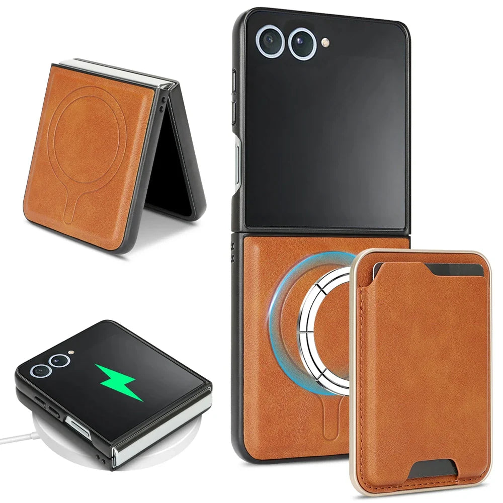 MagSafe Leather Wallet Case