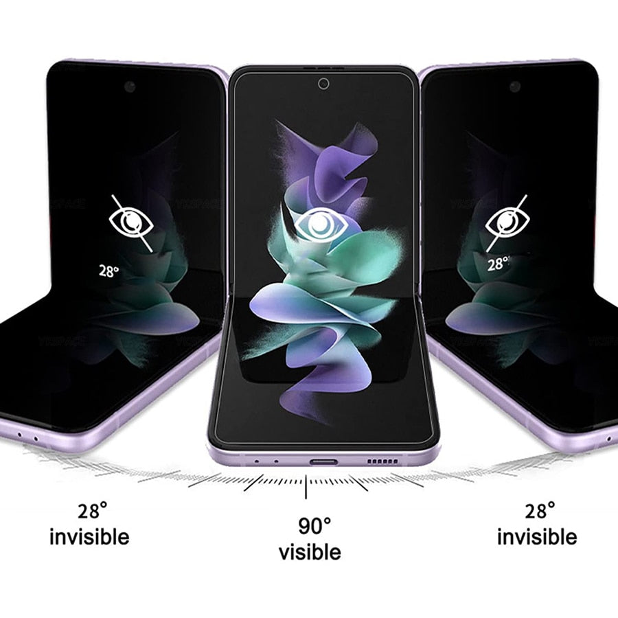 Privacy Anti Spy Screen Protector For Samsung Galaxy Z Flip Series