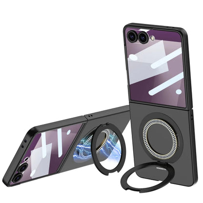 Magnetic Ring Case with Kickstand for Z Flip Series