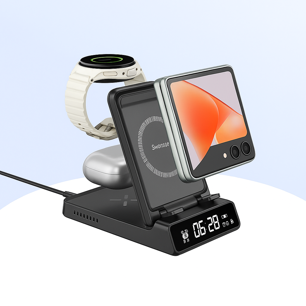 3-in-1 Charging Station for Samsung Galaxy Phone & Galaxy Watch Series