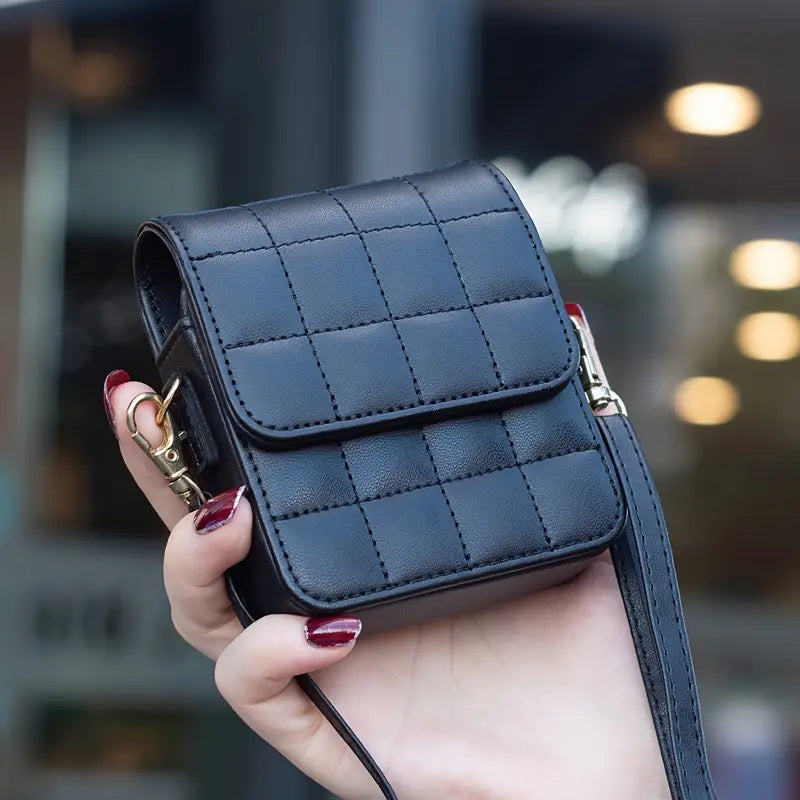 Quilted Crossbody Phone Pouch for Samsung Z Flip